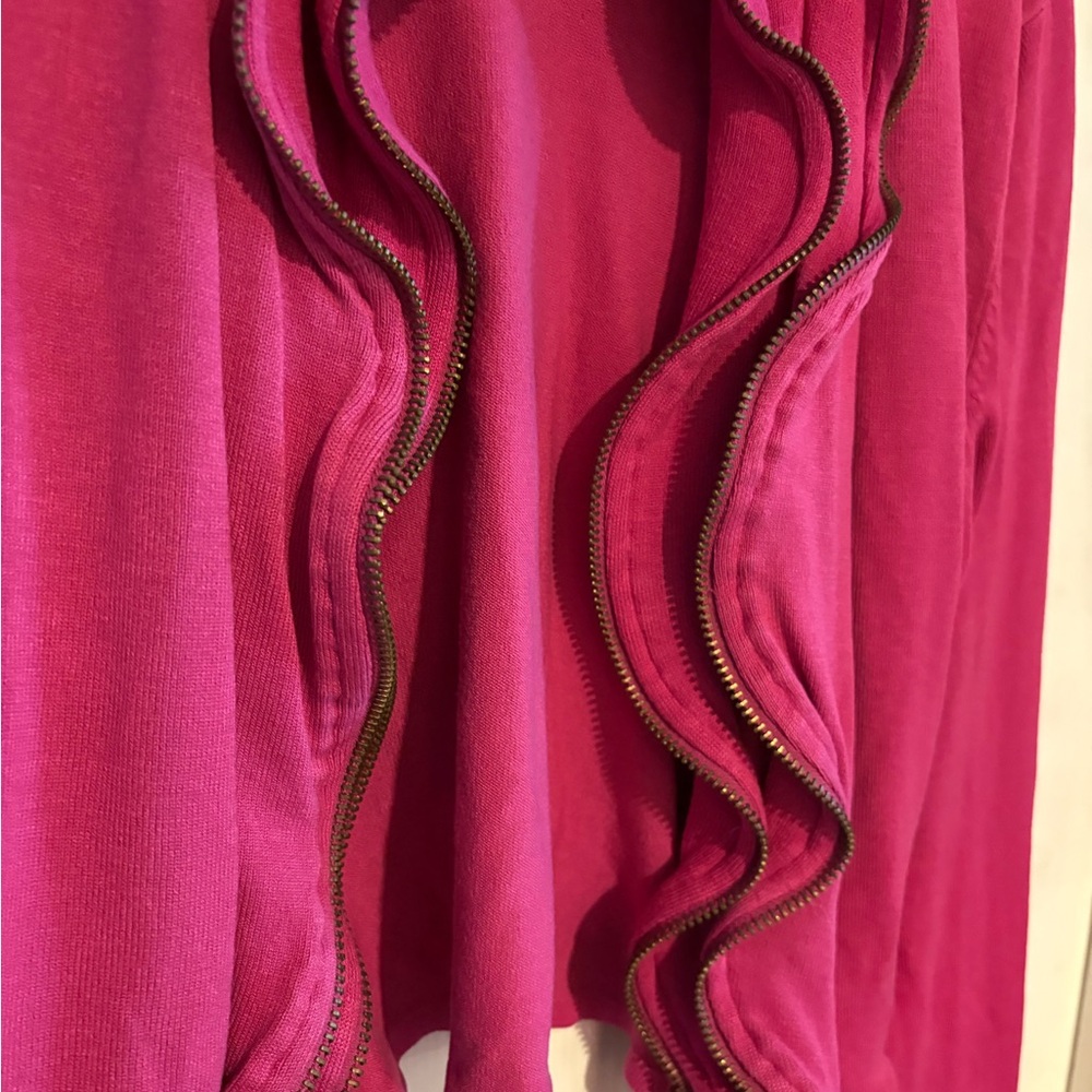 Ravel Pink Ruffled Jacket - Picture 2 of 4